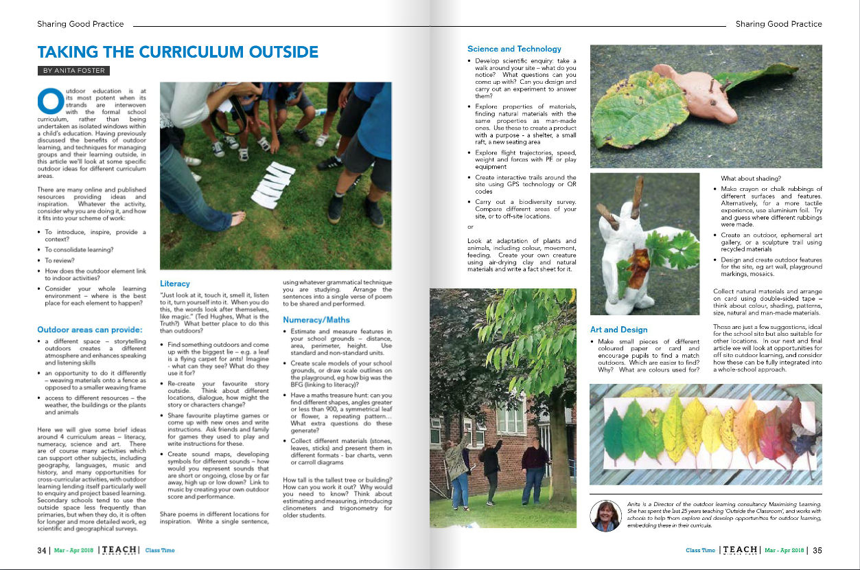 Taking the Curriculum Outdoors
